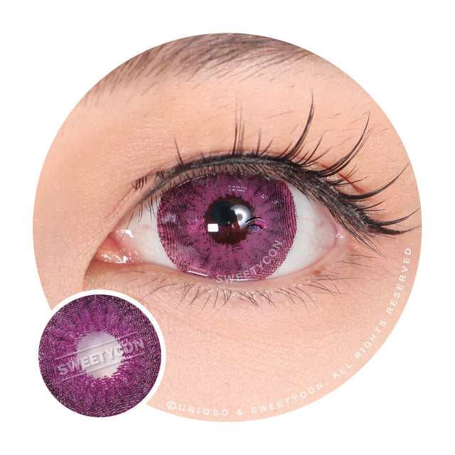 Sweety Mini Sclera Violet Devil (1 lens/pack)-Mini Sclera Contacts-UNIQSO EU