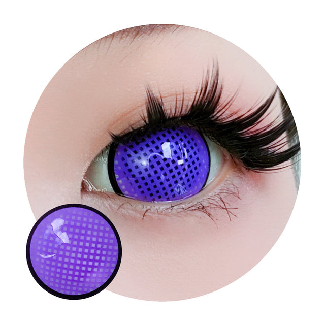 Sweety Mini Sclera Violet Mesh Rim (1 lens/pack)-Mini Sclera Contacts-UNIQSO EU