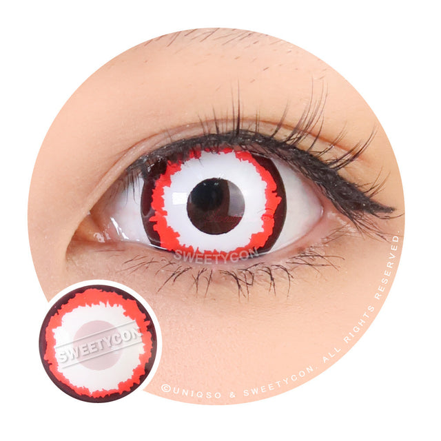 Sweety Mini Sclera White Monster (1 lens/pack)-Mini Sclera Contacts-UNIQSO EU