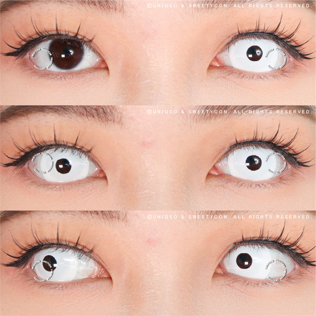 Sweety Mini Sclera White Out (1 lens/pack)-Mini Sclera Contacts-UNIQSO EU