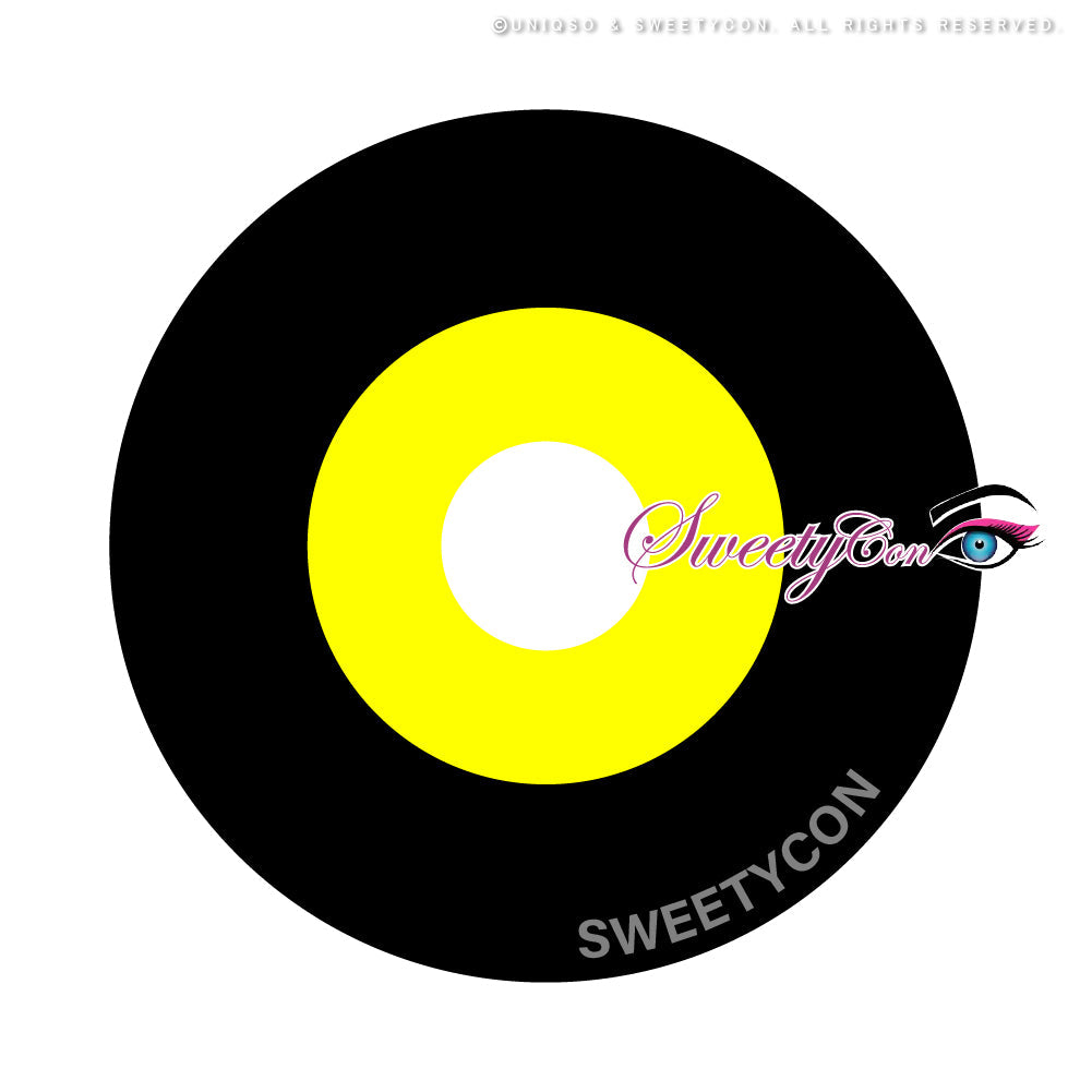 Sweety Mini Sclera Yellow Ghoul (1 lens/pack)-Mini Sclera Contacts-UNIQSO EU