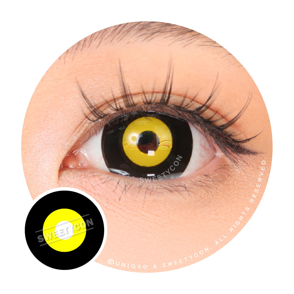 Sweety Mini Sclera Yellow Ghoul (1 lens/pack)-Mini Sclera Contacts-UNIQSO EU