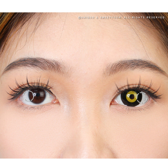Sweety Mini Yellow Ghoul (1 lens/pack)-Crazy Contacts-UNIQSO EU