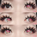Sweety Momo Heart (1 lens/pack)-Colored Contacts-UNIQSO