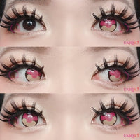 Sweety Momo Heart (1 lens/pack)-Colored Contacts-UNIQSO
