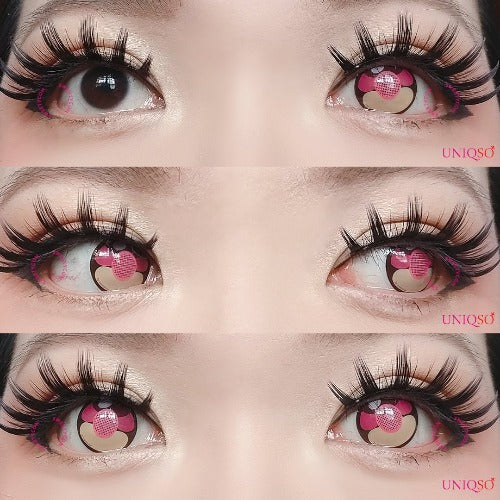 Sweety Momo Heart (1 lens/pack)-Colored Contacts-UNIQSO EU