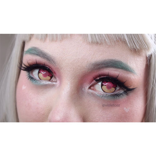 Sweety Momo Heart (1 lens/pack)-Colored Contacts-UNIQSO