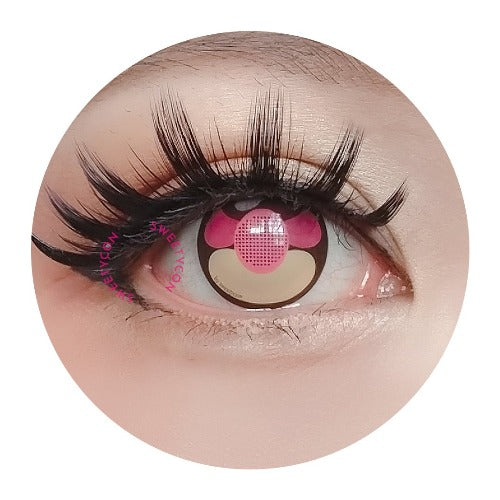 Sweety Momo Heart (1 lens/pack)-Colored Contacts-UNIQSO EU
