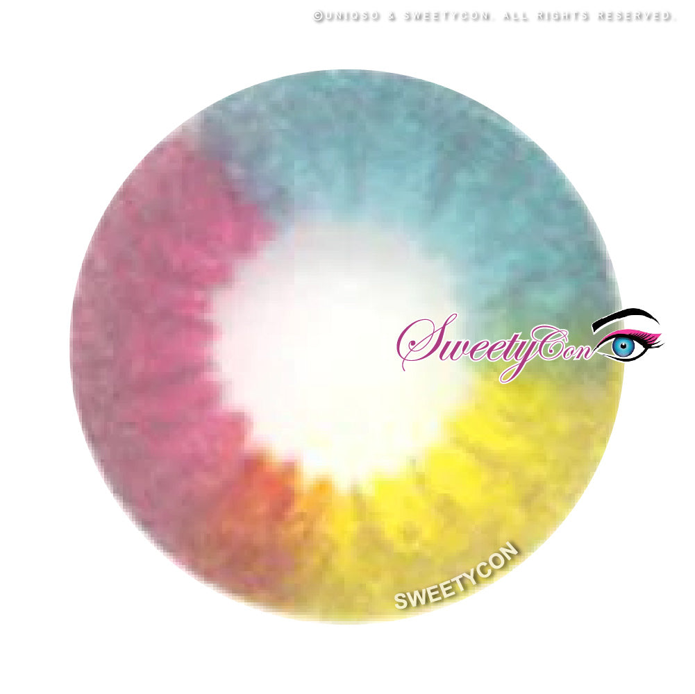 Sweety Multil Rainbow (1 lens/pack)-Colored Contacts-UNIQSO EU