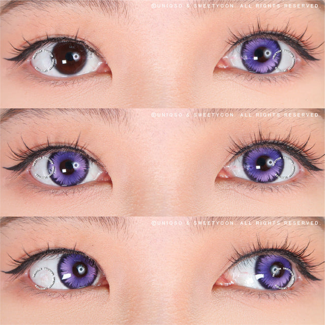 Sweety Mystic Wing Violet (1 lens/pack)-Colored Contacts-UNIQSO EU