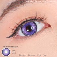 Sweety Mystic Wing Violet (1 lens/pack)-Colored Contacts-UNIQSO EU