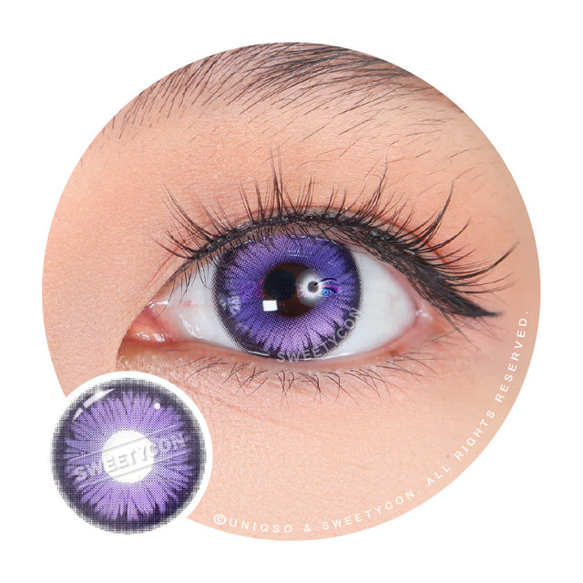 Sweety Mystic Wing Violet (1 lens/pack)-Colored Contacts-UNIQSO EU