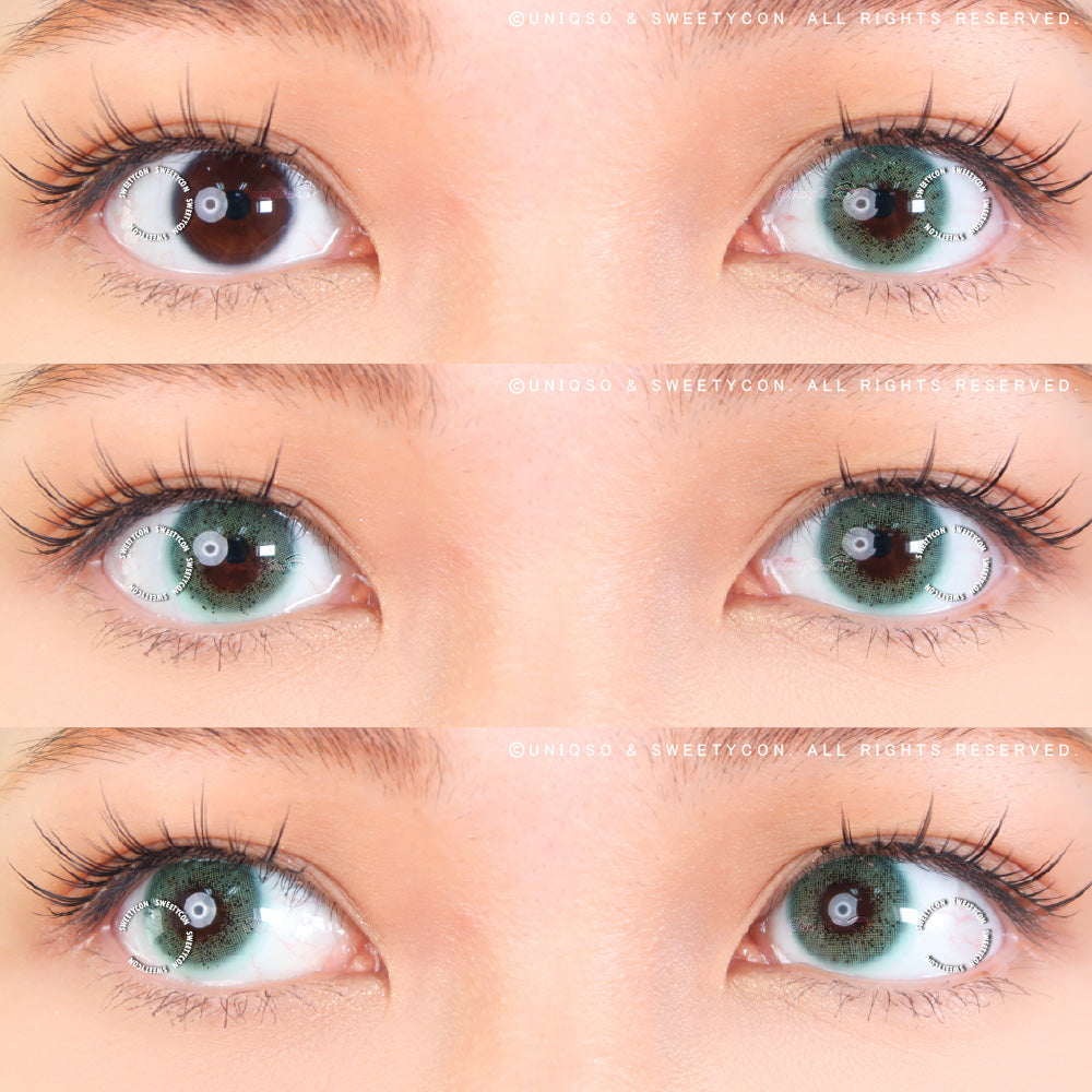 Sweety Ocean Blue Green (1 lens/pack)-Colored Contacts-UNIQSO EU