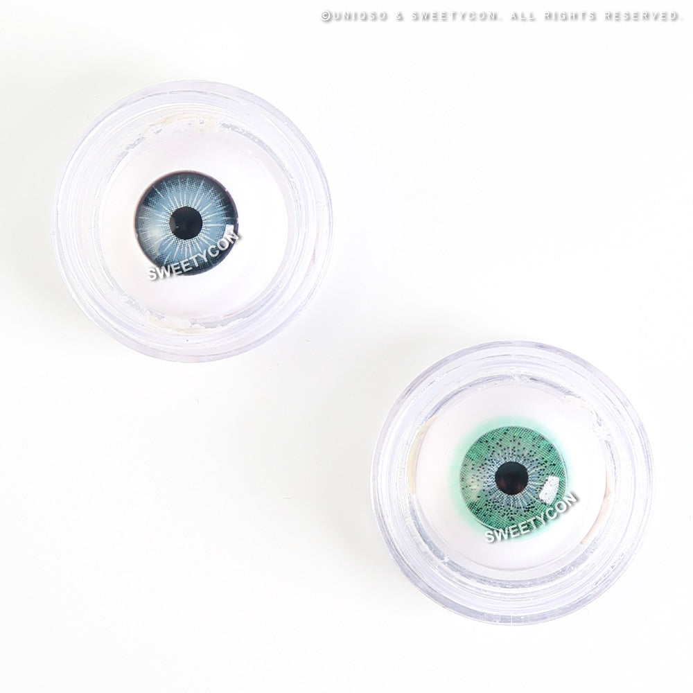Sweety Ocean Blue Green (1 lens/pack)-Colored Contacts-UNIQSO EU