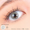 Sweety Ocean Cyan Grey (1 lens/pack)-Colored Contacts-UNIQSO EU