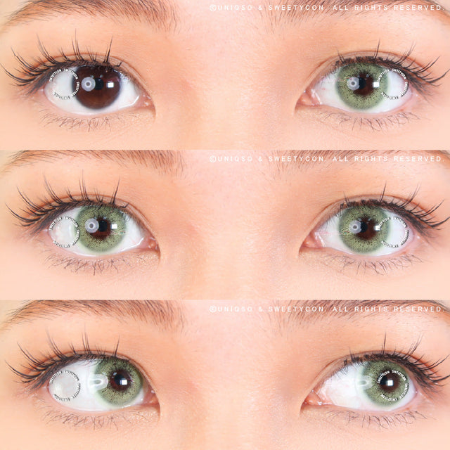 Sweety Ocean Green (1 lens/pack)-Colored Contacts-UNIQSO EU