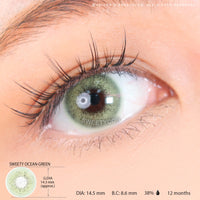 Sweety Ocean Green (1 lens/pack)-Colored Contacts-UNIQSO EU