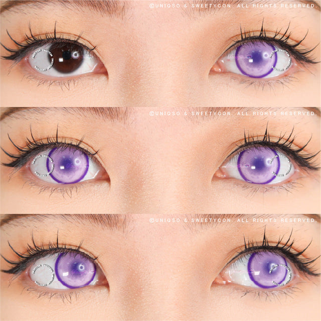 Sweety Paradise Violet (1 lens/pack)-Colored Contacts-UNIQSO EU