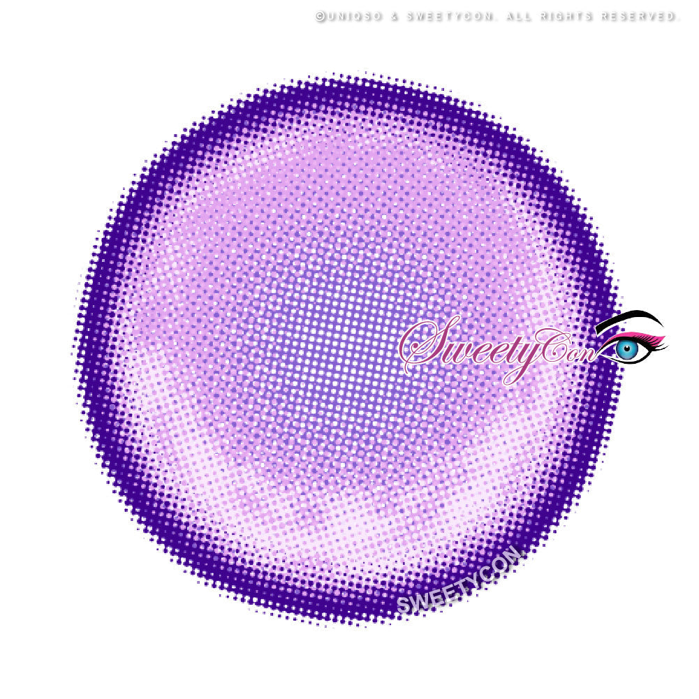 Sweety Paradise Violet (1 lens/pack)-Colored Contacts-UNIQSO EU