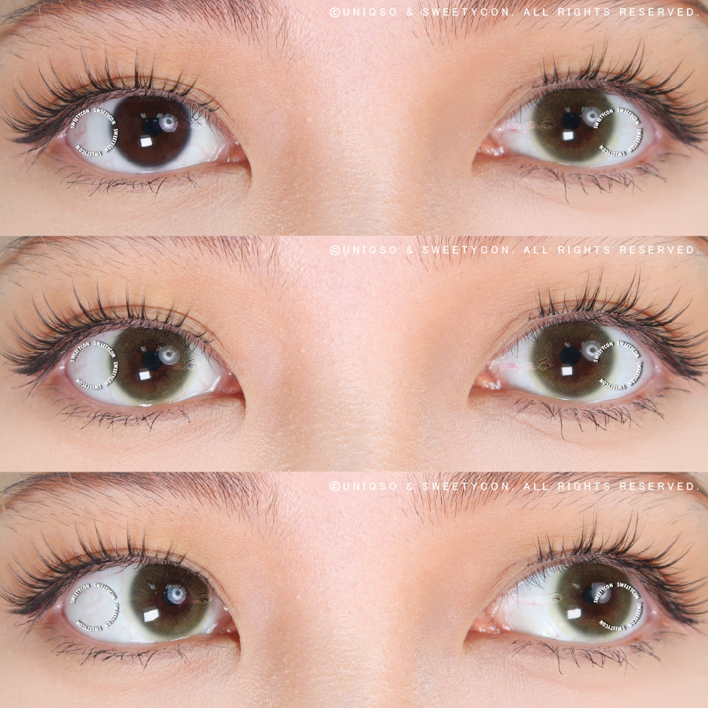 Sweety Polar Lights Yellow Green (1 lens/pack)-Colored Contacts-UNIQSO EU