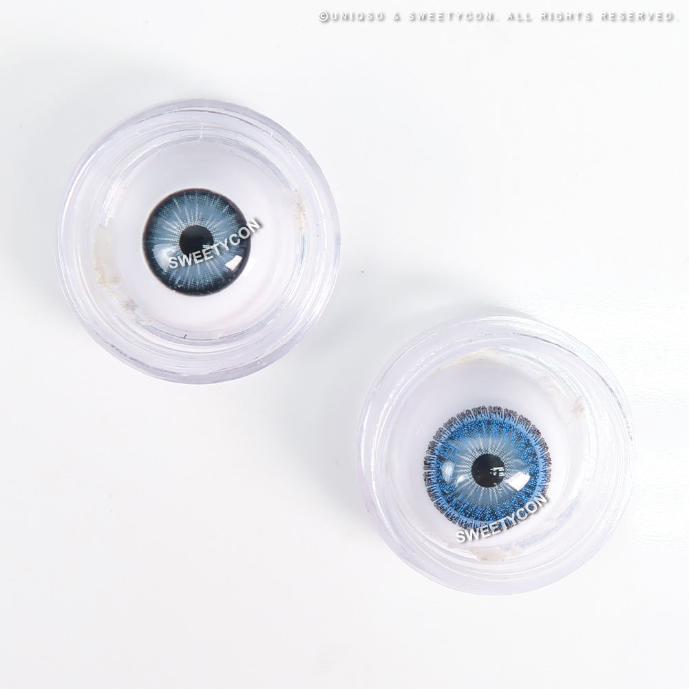 Sweety Pomelo Blue (1 lens/pack)-Colored Contacts-UNIQSO EU