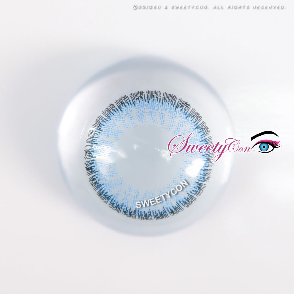 Sweety Pomelo Blue (1 lens/pack)-Colored Contacts-UNIQSO EU