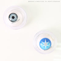 Sweety Pop Star Blue (1 lens/pack)-Colored Contacts-UNIQSO EU