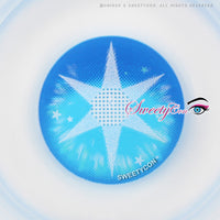Sweety Pop Star Blue (1 lens/pack)-Colored Contacts-UNIQSO EU