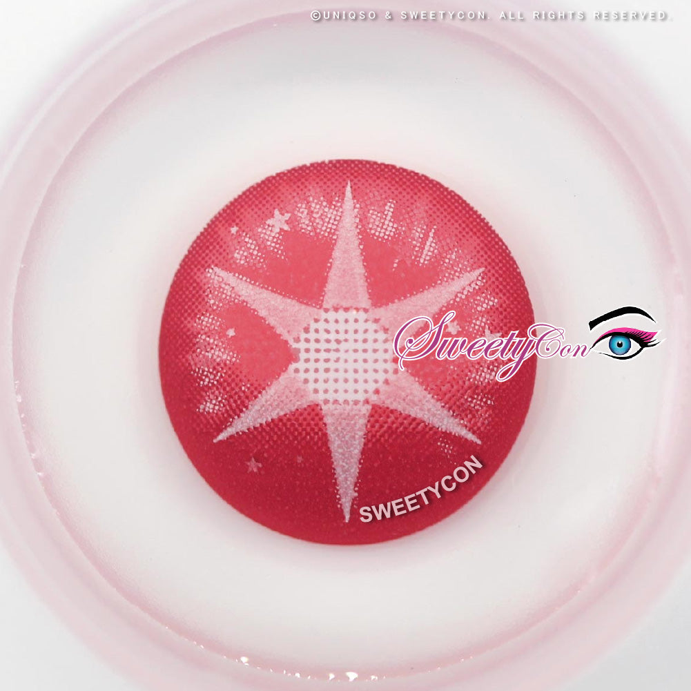 Sweety Pop Star Pink (1 lens/pack)-Colored Contacts-UNIQSO EU
