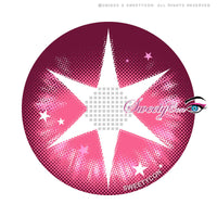 Sweety Pop Star Pink (1 lens/pack)-Colored Contacts-UNIQSO EU