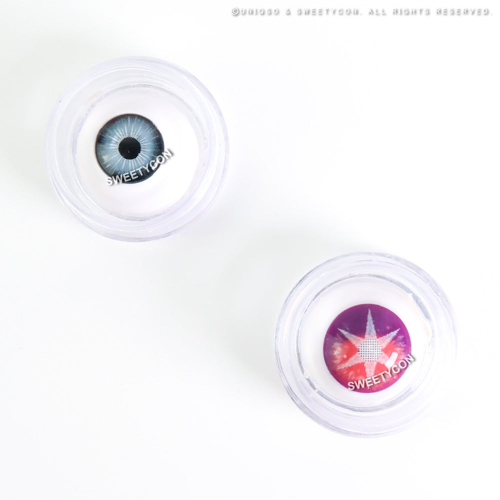 Sweety Pop Star Violet (1 lens/pack)-Colored Contacts-UNIQSO EU