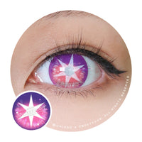 Sweety Pop Star Violet (1 lens/pack)-Colored Contacts-UNIQSO EU