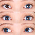 Sweety Poppy Blue (1 lens/pack)-Colored Contacts-UNIQSO EU