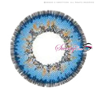 Sweety Poppy Blue (1 lens/pack)-Colored Contacts-UNIQSO EU