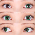 Sweety Poppy Green (1 lens/pack)-Colored Contacts-UNIQSO EU