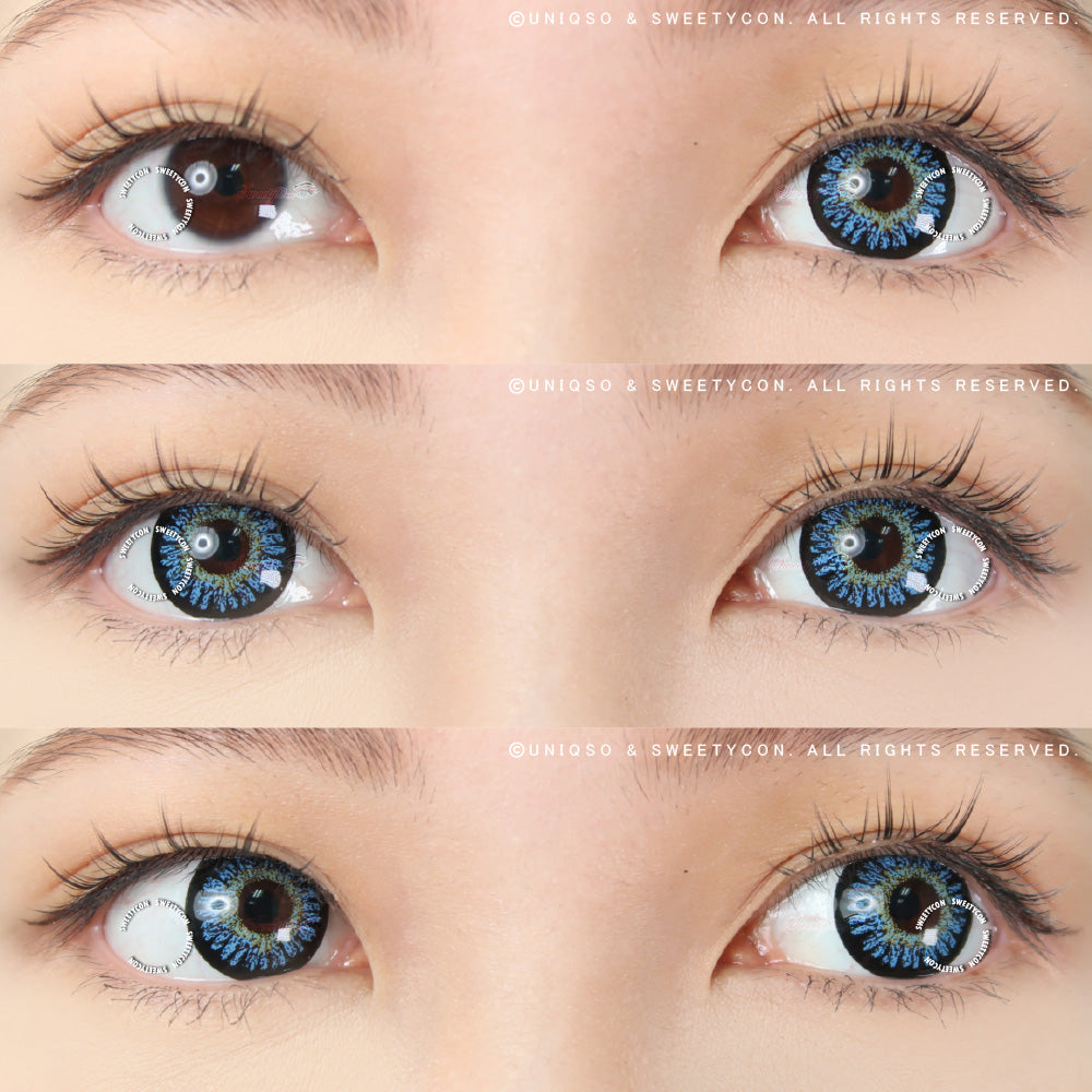 Sweety Princess Mimina Blue (1 lens/pack)-Colored Contacts-UNIQSO EU