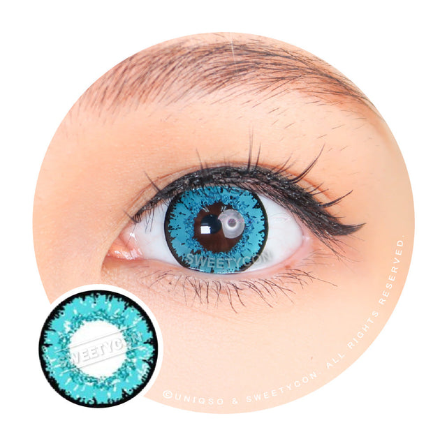 Sweety Queen Blue Green (1 lens/pack)-Colored Contacts-UNIQSO EU