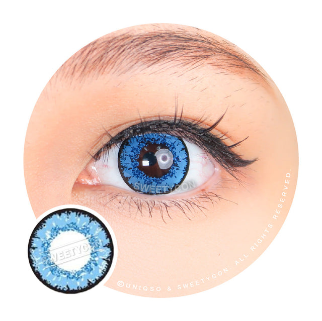 Sweety Queen Dark Blue (1 lens/pack)-Colored Contacts-UNIQSO EU