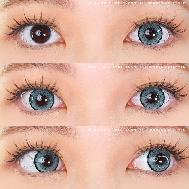 Sweety Queen Dark Grey (1 lens/pack)-Colored Contacts-UNIQSO EU