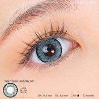 Sweety Queen Dark Grey (1 lens/pack)-Colored Contacts-UNIQSO EU