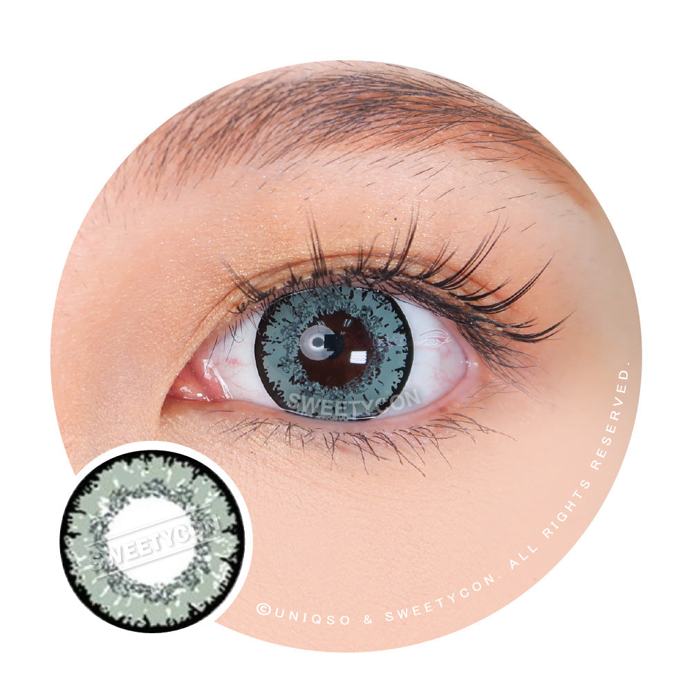 Sweety Queen Dark Grey (1 lens/pack)-Colored Contacts-UNIQSO EU