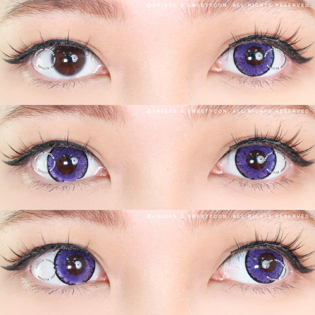 Sweety Queen Dark Violet (1 lens/pack)-Colored Contacts-UNIQSO EU