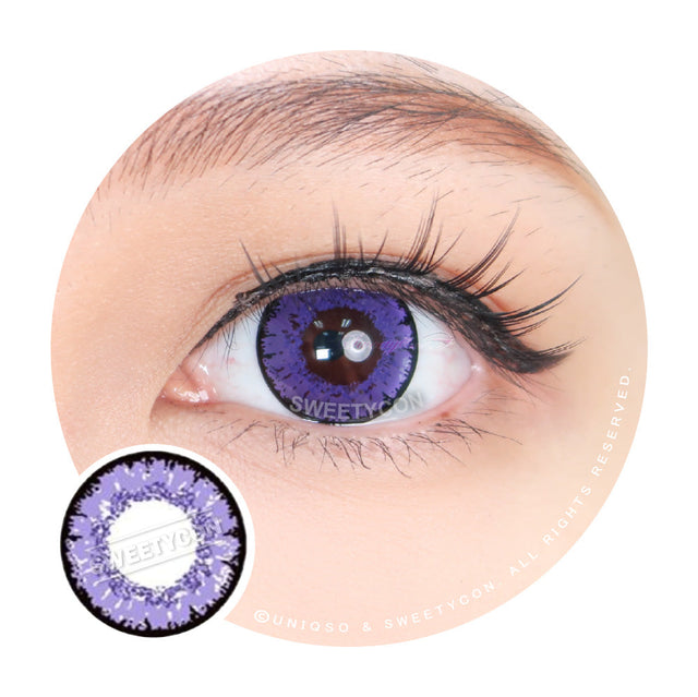 Sweety Queen Dark Violet (1 lens/pack)-Colored Contacts-UNIQSO EU