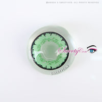 Sweety Queen Green (1 lens/pack)-Colored Contacts-UNIQSO EU