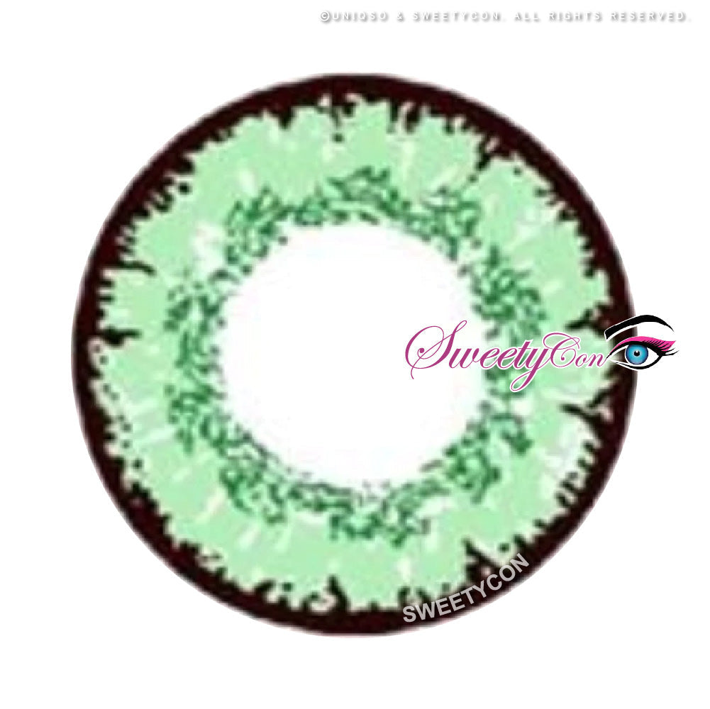 Sweety Queen Green (1 lens/pack)-Colored Contacts-UNIQSO EU