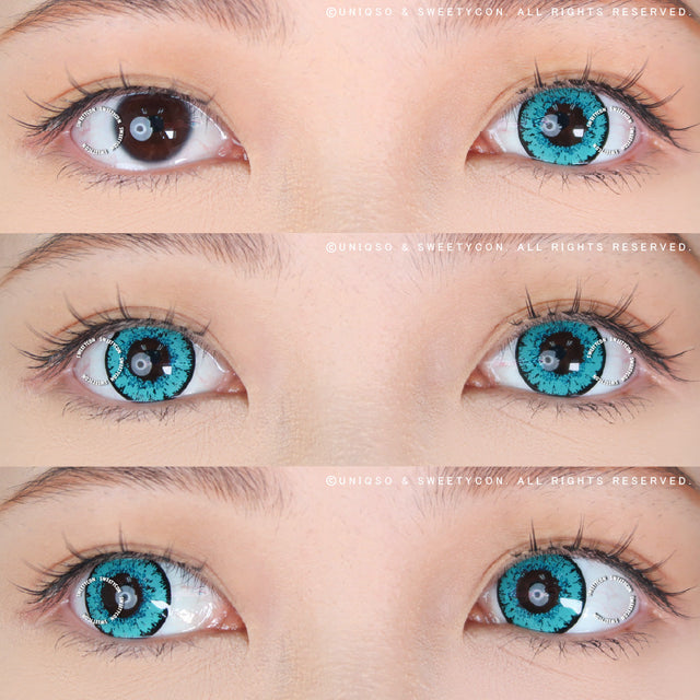 Sweety Queen Light Blue (1 lens/pack)-Colored Contacts-UNIQSO EU