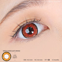 Sweety Queen Light Orange (1 lens/pack)-Colored Contacts-UNIQSO EU