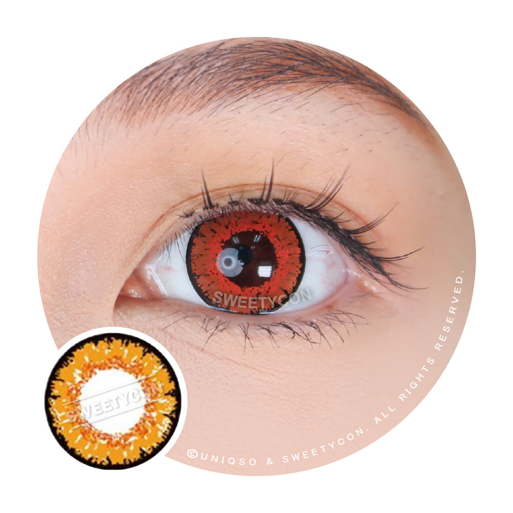 Sweety Queen Light Orange (1 lens/pack)-Colored Contacts-UNIQSO EU