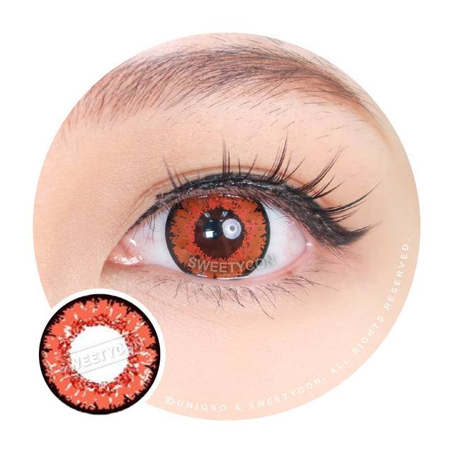 Sweety Queen Orange (1 lens/pack)-Colored Contacts-UNIQSO EU