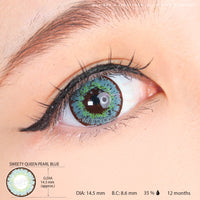 Sweety Queen Pearl Blue (1 lens/pack)-Colored Contacts-UNIQSO EU